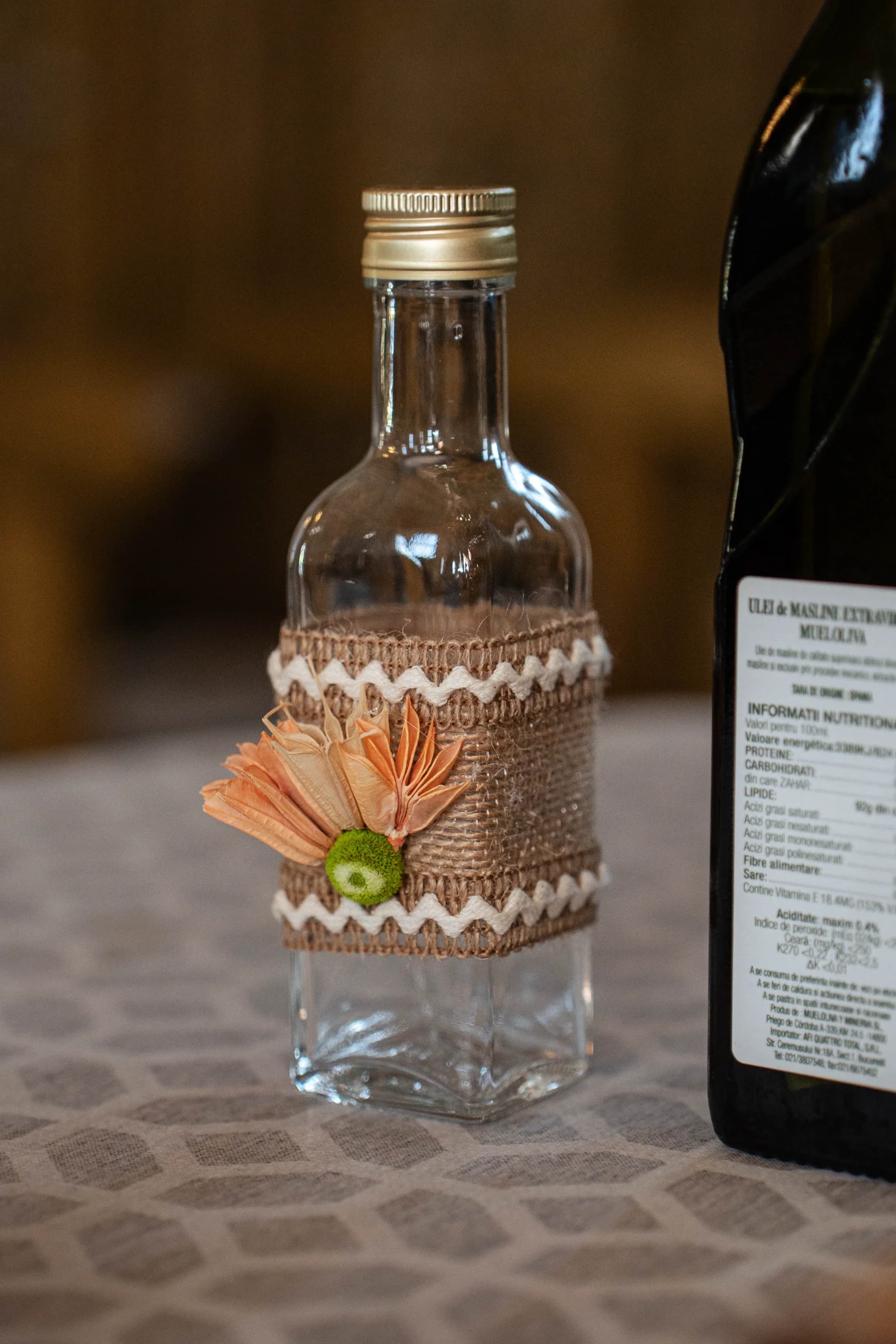 Detaliu sticla decorata fotograf botez profesional Brasov Crudu Alexandru CA Photography