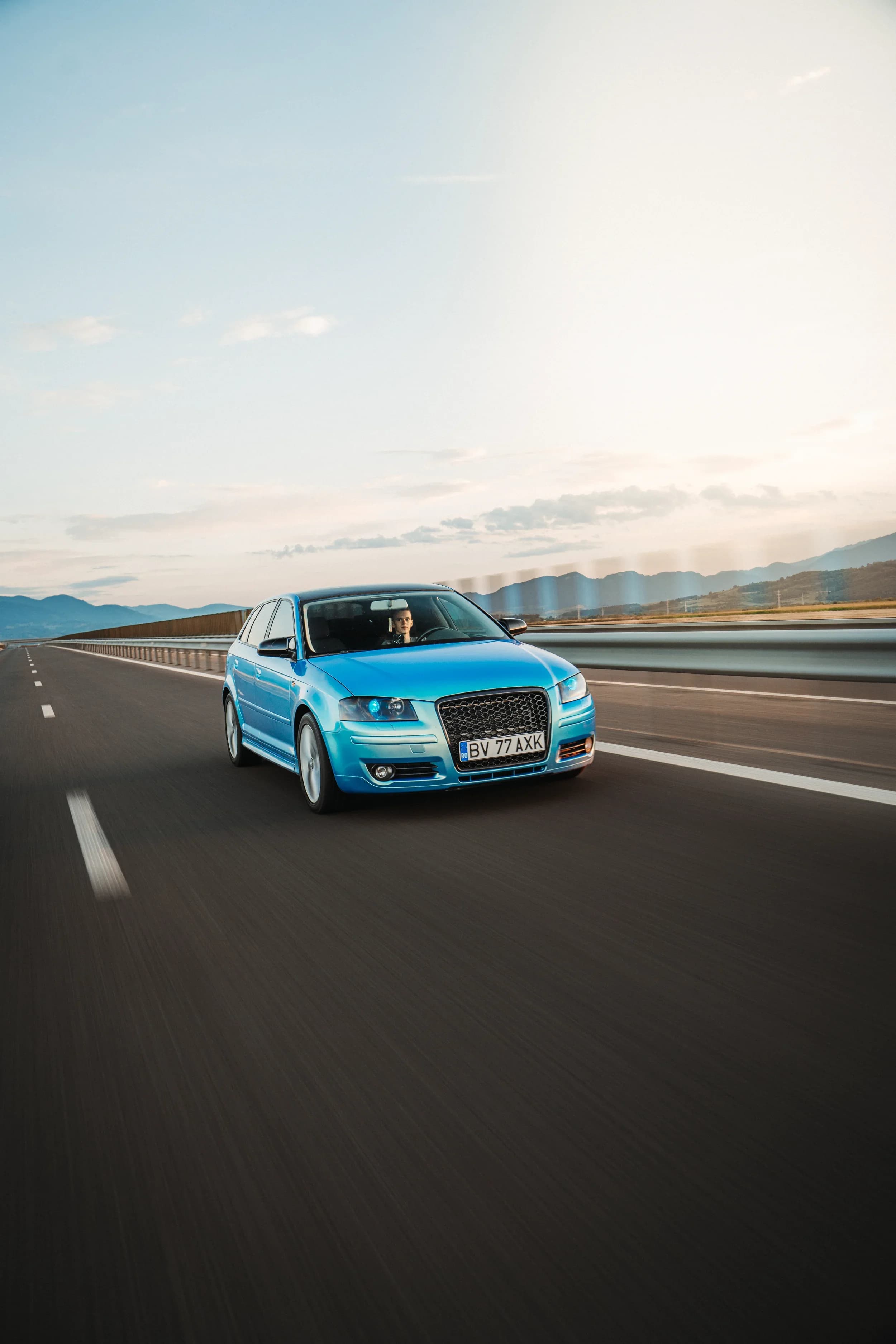 Audi in miscare pe autostrada fotograf auto sedinta foto masini Brasov Crudu Alexandru CA Photography