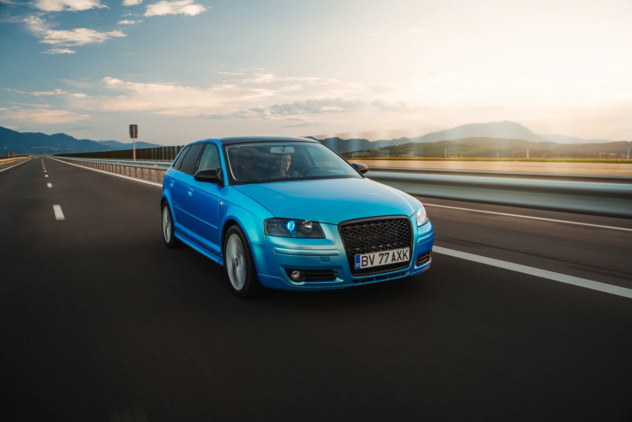 Audi A3 in miscare fotograf auto sedinta foto masini Brasov Crudu Alexandru CA Photography