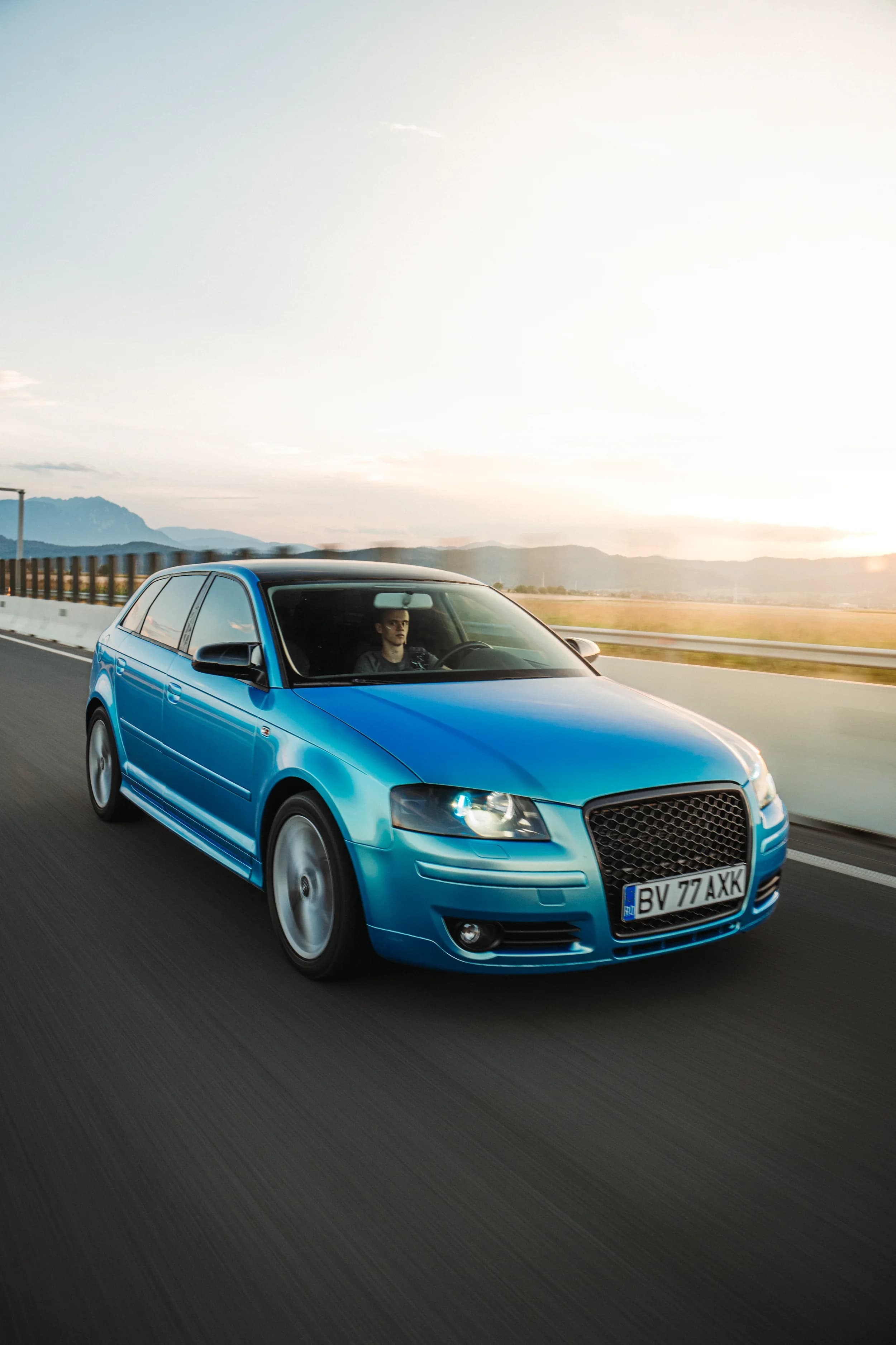 Audi A3 in miscare fotograf auto sedinta foto masini Brasov Crudu Alexandru CA Photography