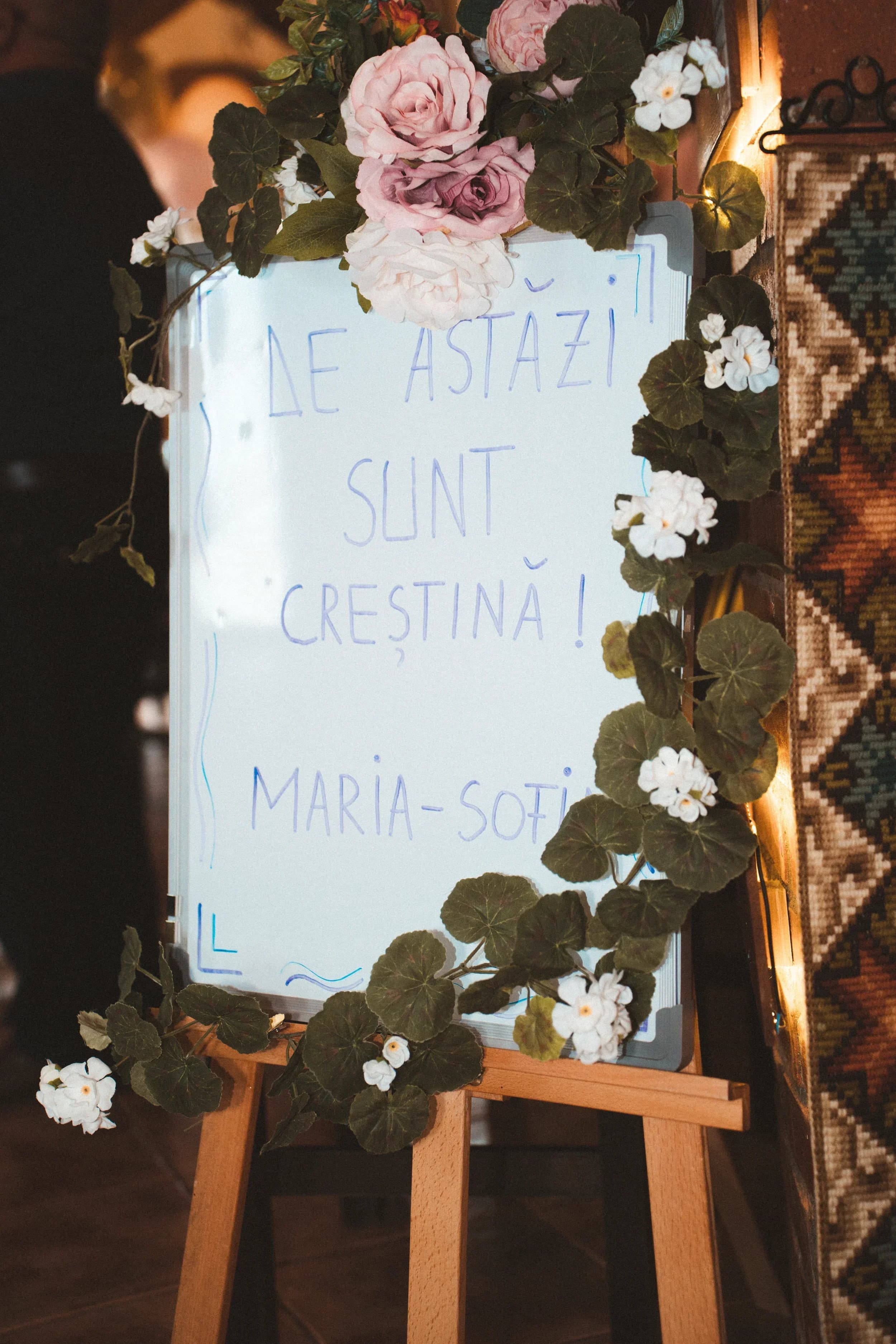 Anunt botez Maria fotograf botez profesional Brasov Crudu Alexandru CA Photography