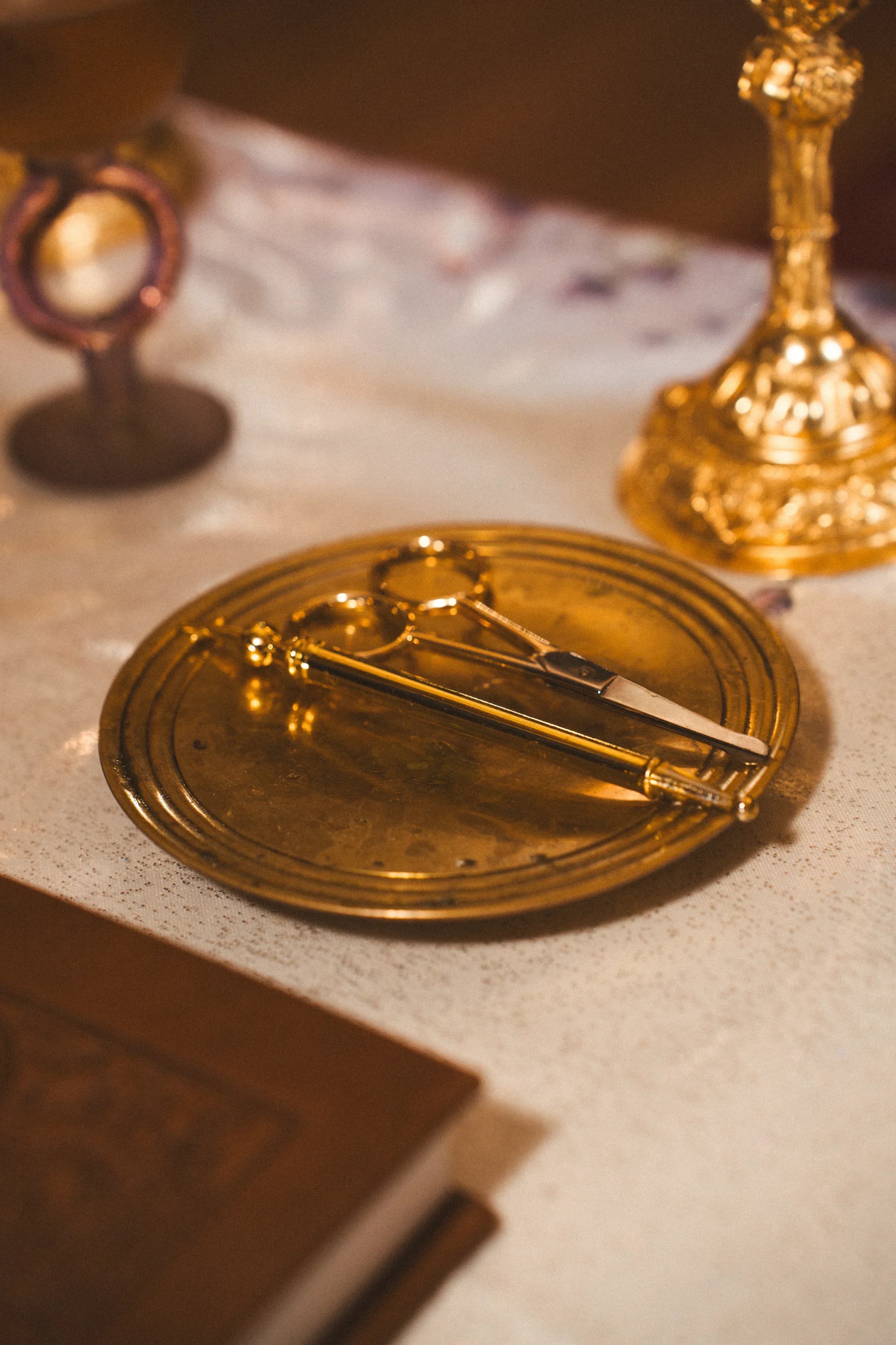 Detaliu ustensile botez fotograf botez profesional Brasov Crudu Alexandru CA Photography